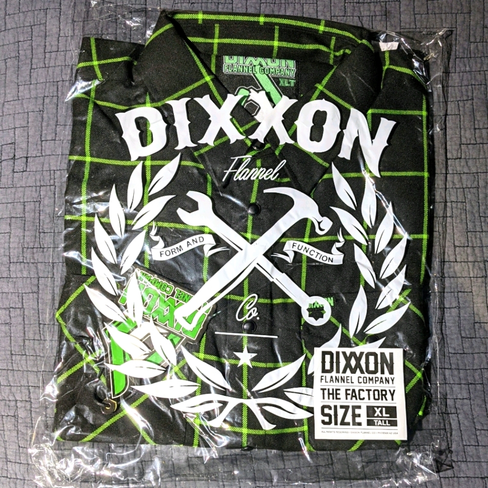 Dixxon Flannel Factory NIB Sold out! XLT